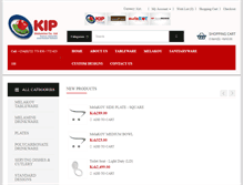 Tablet Screenshot of kipmelamineshop.com